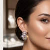 Aurora Multicolor Crystal Hoops