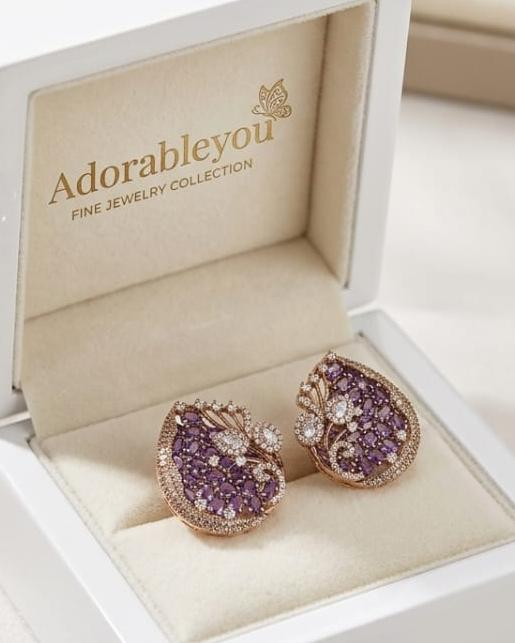 image_2026-05-05_235002875 Amethyst Bloom Teardrop Studs