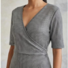 The Clara Metallic Midi Dress