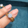 Solitaire Statement Ring