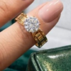 Solitaire Statement Ring