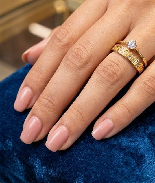 Stacked Gold Ring Set