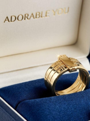 Triple-Band Statement Ring.