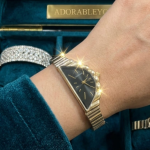 Geometric Gold Statement Watch
